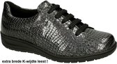 Solidus -Dames - grijs donker - sneakers - maat 40.5