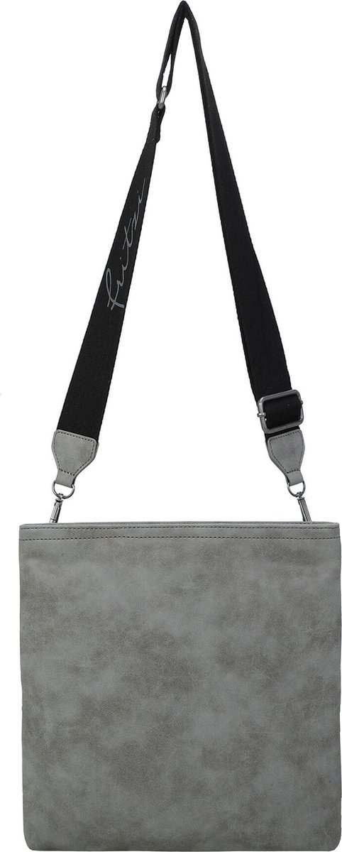 Fritzi aus Preußen Schoudertas Vintage Ronja Cross Body Rock Grijs