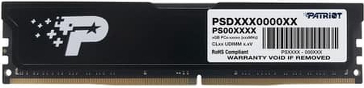 PSD48G320081 Signature Line LONG-DIMM, 8GB, U-DIMM, DDR4 3200 MHz, CL22, 1.2V