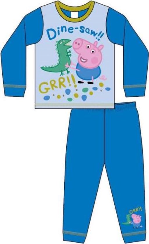 George Pig pyjama - blauw - George van Peppa Big pyama