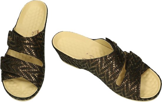 Vital -Dames - brons - slippers & muiltjes - maat 38
