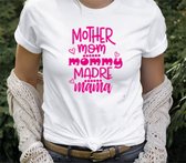 Tshirt - Mama - Moederdag - Roze - Unisex - Maat L