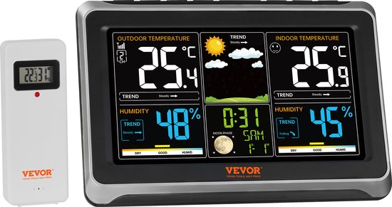 Station météo pour température intérieure et extérieur 150 m de portée