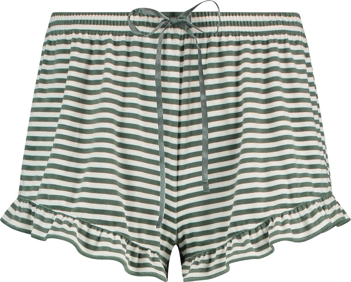 Velours Ruffle Shorts for £24 - Pyjama Bottoms - Hunkemöller