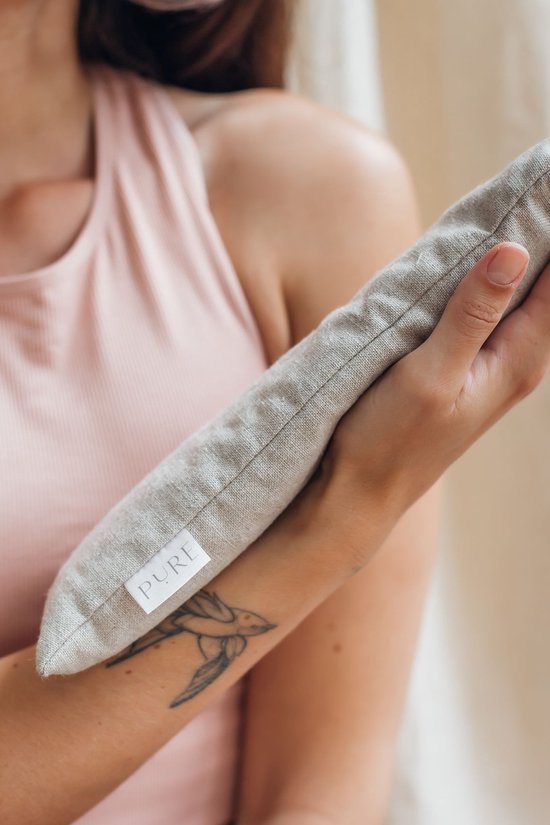 Weight bag natuurlijk linnen - Pure van Merkloos — afbeelding 4