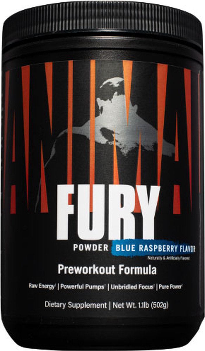 Goedkoopste Animal Fury 30servings Raspberry