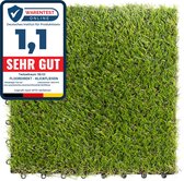 FLOORDIREKT Vlondertegel - Terrastegel - Tuintegel - Gras ontwerp - 30 x 30 cm