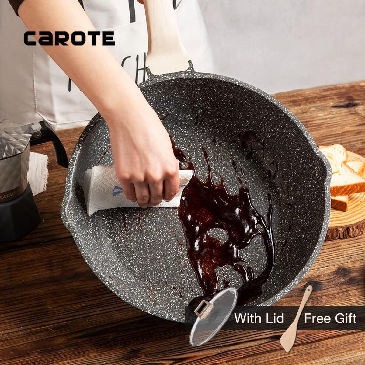 Koekenpan 28cm - Non-Stick & Inductie