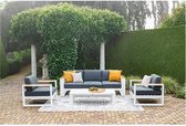 Garden Impressions Cube Sofa Loungeset - Teak White
