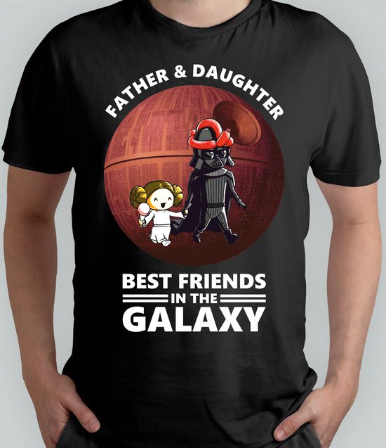 PÈRE FILLE -T Shirt - Papa - Cadeau - Cadeau - DadLife - BestDad - ProudDad - SuperHero - DadJokes -Vader- Galaxy - Vaderdag - BestDaddy - FatherLove