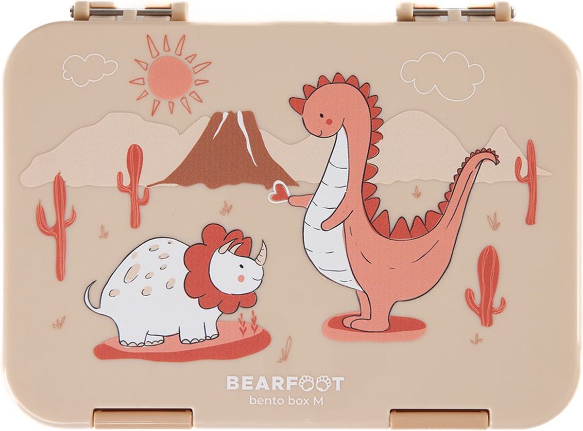 Bentobox, lunchbox, broodtrommel voor kinderen - Dinosaurussen