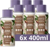 Andrélon Pro Nature Shea Strong Repair Shampoo - 6 x 400 ml - Voordeelverpakking