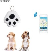 Ditipoo Huisdier Smart Tracker , Anti-Verloren Waterdichte Bluetooth Locator Tracer voor Huisdier Hond Kat - Key Halsband Accessoires