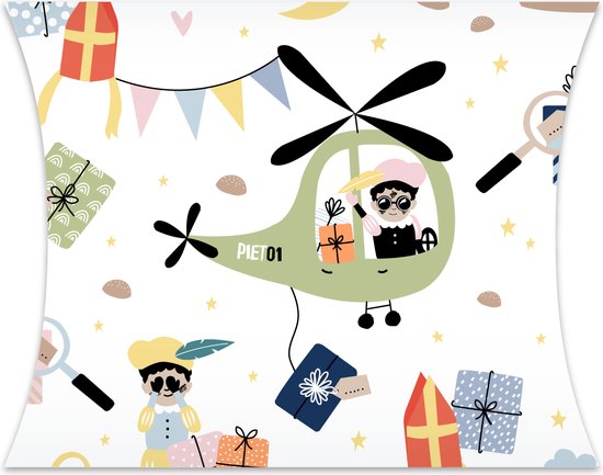 Sinterklaas - Sint - Piet - Traktatiedoosjes - Pakjes - Geschenk Verpakking - Uitdeel Doosje - Cadeaudoos - Snoepdoosje | Gift - Leuk verpakt - Inpakdoosje | - 14 cm | Feestdagen - DH collection