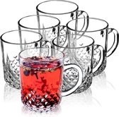 – thee glazen – set van theeglazen – premium kwaliteit – luxe glazen koffie thee