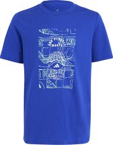 adidas Sportswear Run for the Oceans Graphic T-shirt - Kinderen - Blauw- 140