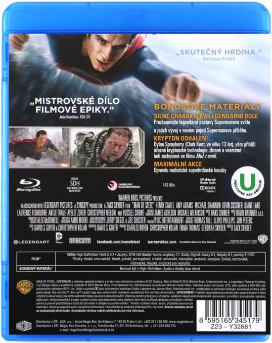YESASIA: Man of Steel (2013) (Blu-ray) (2D + 3D) (Lenticular) (Hong