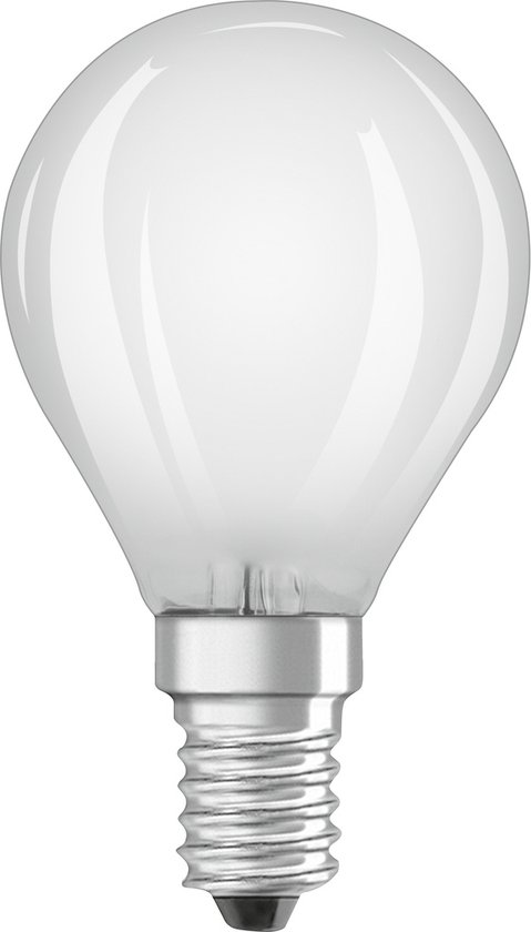 Lampe boule LED Ledvance E14 2.9W 470lm 2700K Mat Dimmable P45