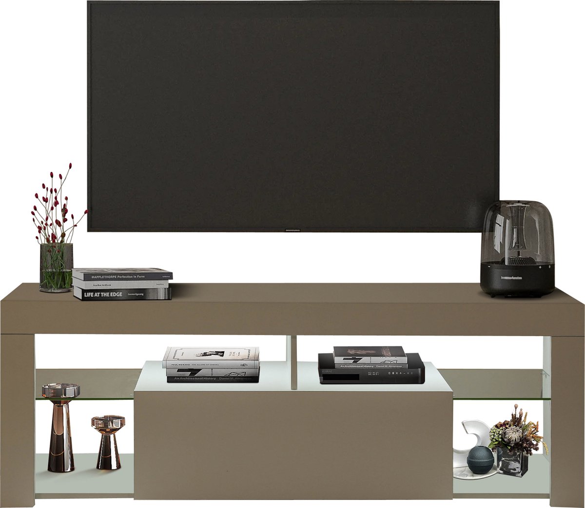 Beige TV-meubel met een diepte van 25 tot 30 cm kopen? Kijk snel Beige TV-meubel met een diepte van 25 tot 30 cm kopen? Kijk snel