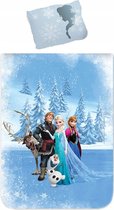 Disney Frozen Dekbedovertrek, Family - Eenpersoons - 140 x 200 cm - Katoen