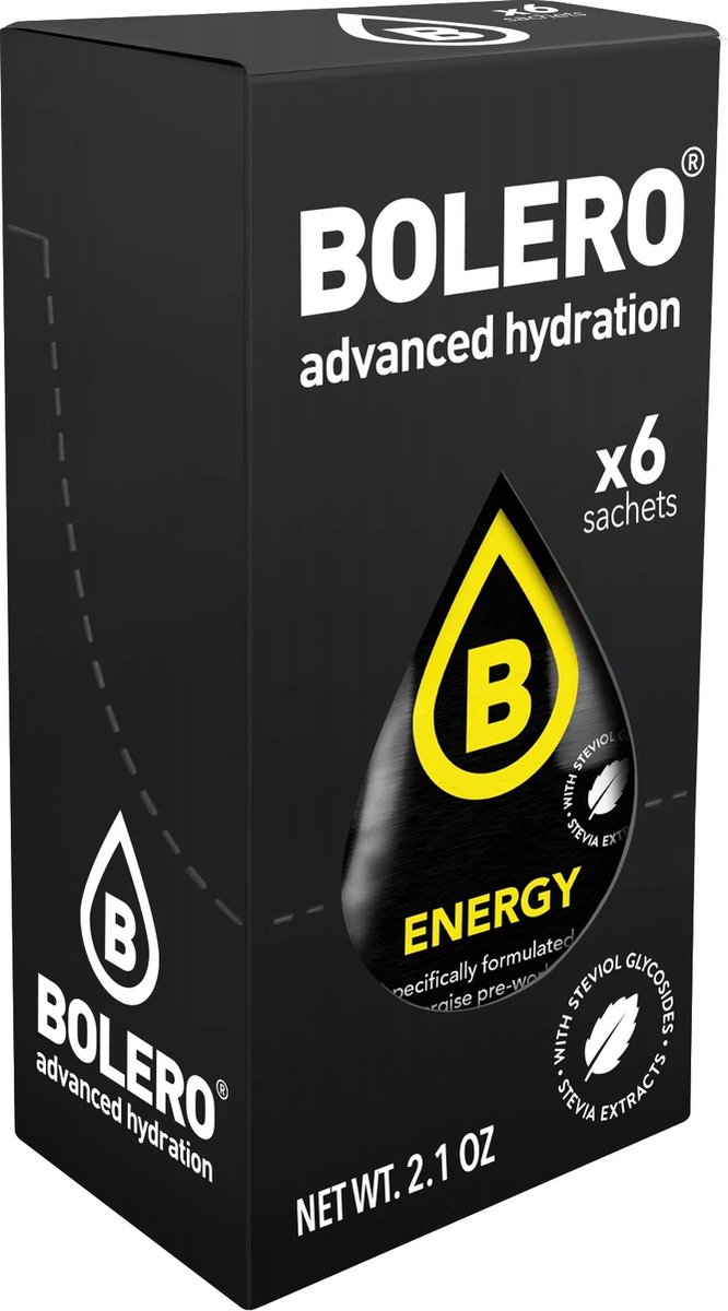 Bolero Drink Energy Sticks (6 x 10 gram)