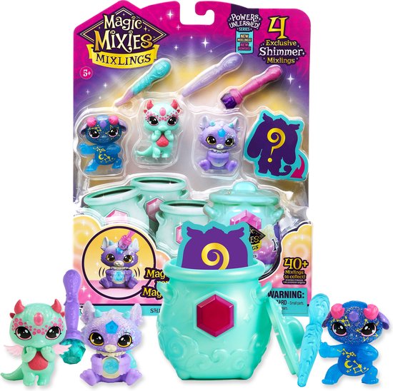 My Magic Mixies Pack 5 petits compagnons mystères - Mixlings S3 - Moose Toys pas cher My Magic Mixies Pack 5 petits compagnons mystères - Mixlings S3 - Moose Toys pas cher