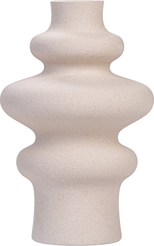 Vase QUVIO - Vase en céramique - Vases - Vase à fleurs séchées - Vase à Fleurs séchées - Vase à fleurs - Vase - Pampas - Style Japandi - Céramique - Beige