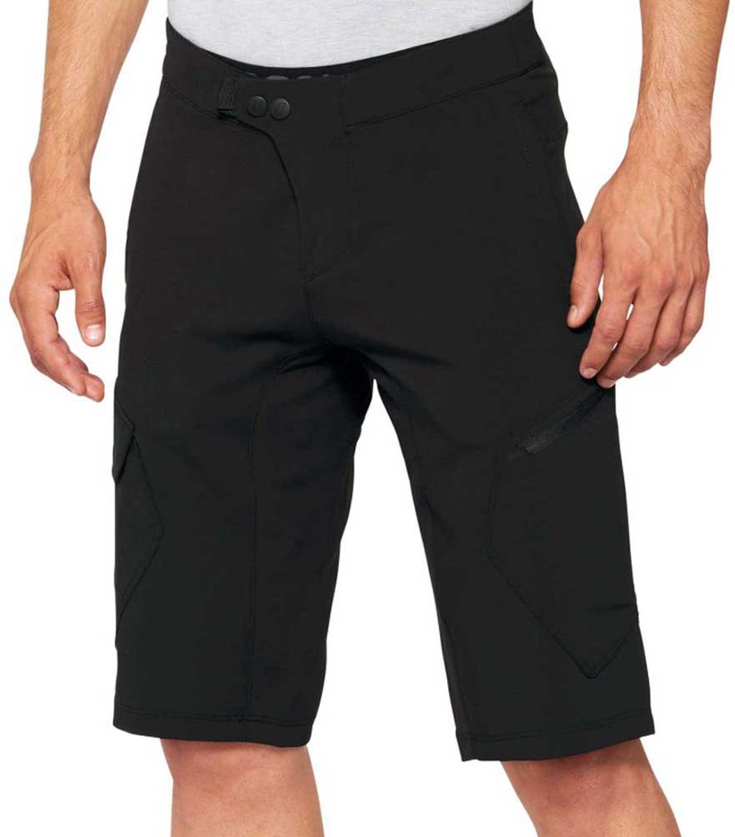 100percent Ridecamp Korte Broek Zwart 36 Man