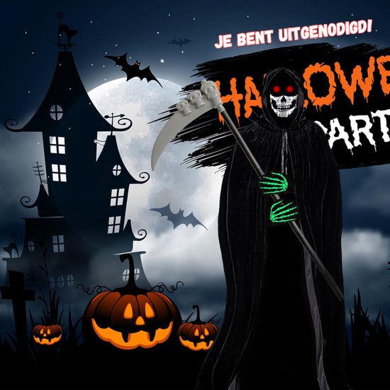 Costume d'Halloween - Ensemble de costumes avec faucille skelet