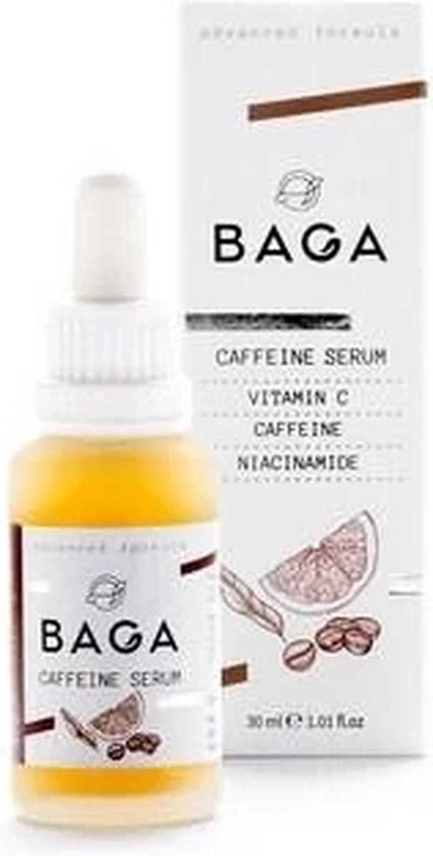 BAGA CAFEINE SERUM - 5% Cafeïne - Vitamine C - Niacinamide