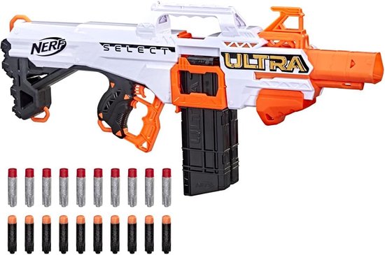 NERF Ultra Select Blaster - Foam Pijltjes - Speelgoedblaster - Inclusief 20 Darts