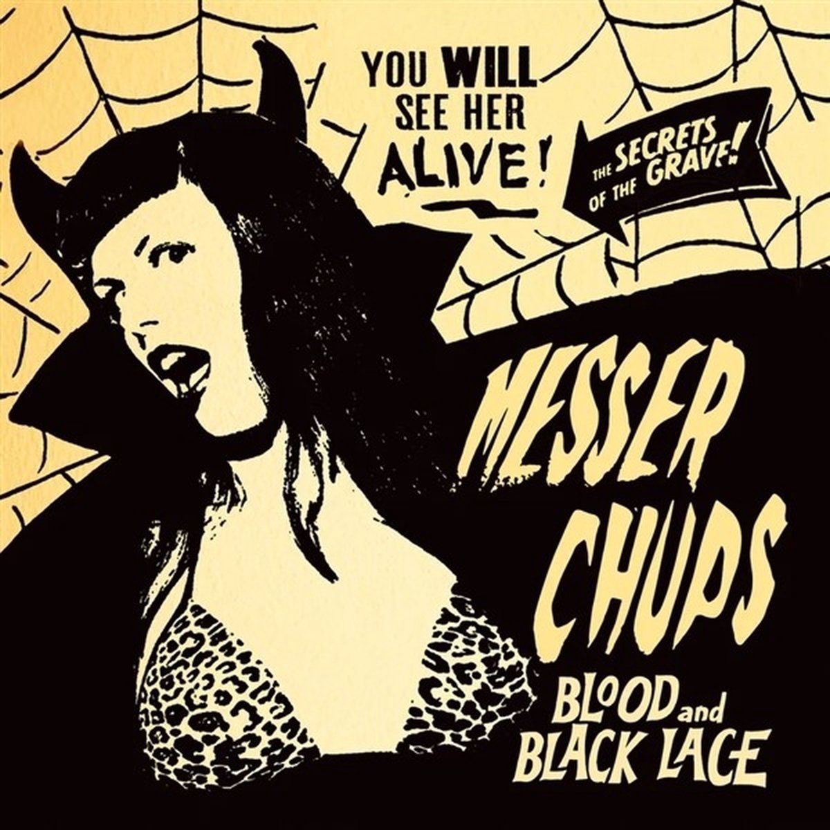 Messer Chups - Blood And Black Lace (7" Single) (Coloured Vinyl) (Limited Edition)