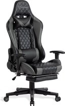 Bol.com FOXSPORT Game Stoel - Gaming Stoel - Gaming Chair - Bureaustoelen - Bureaustoel Met Nekkussen & Verstelbaar Rugkussen - ... aanbieding