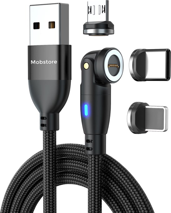 Magnetische draadloze oplader met geïntegreerde us