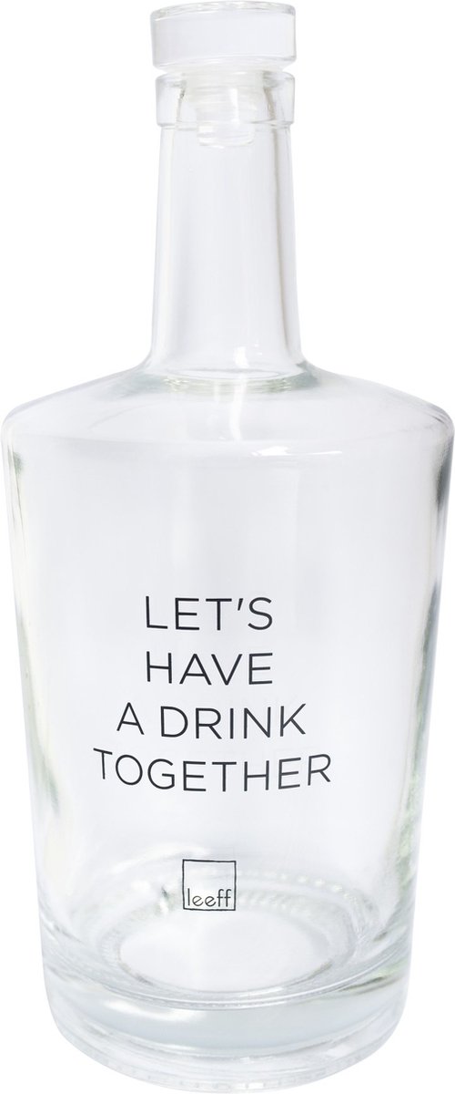 Leeff - Waterfles 'Ward' (25cm) - Let's Have a Drink Together
