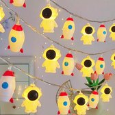 Astronaut Lichtslinger Kinderkamer 3 meter 20 lampjes Nachtlampje
