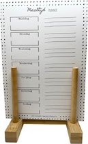 DAIZ Stationery - Notitieblok - Maaltijd Planner - A5 - Recycled Papier