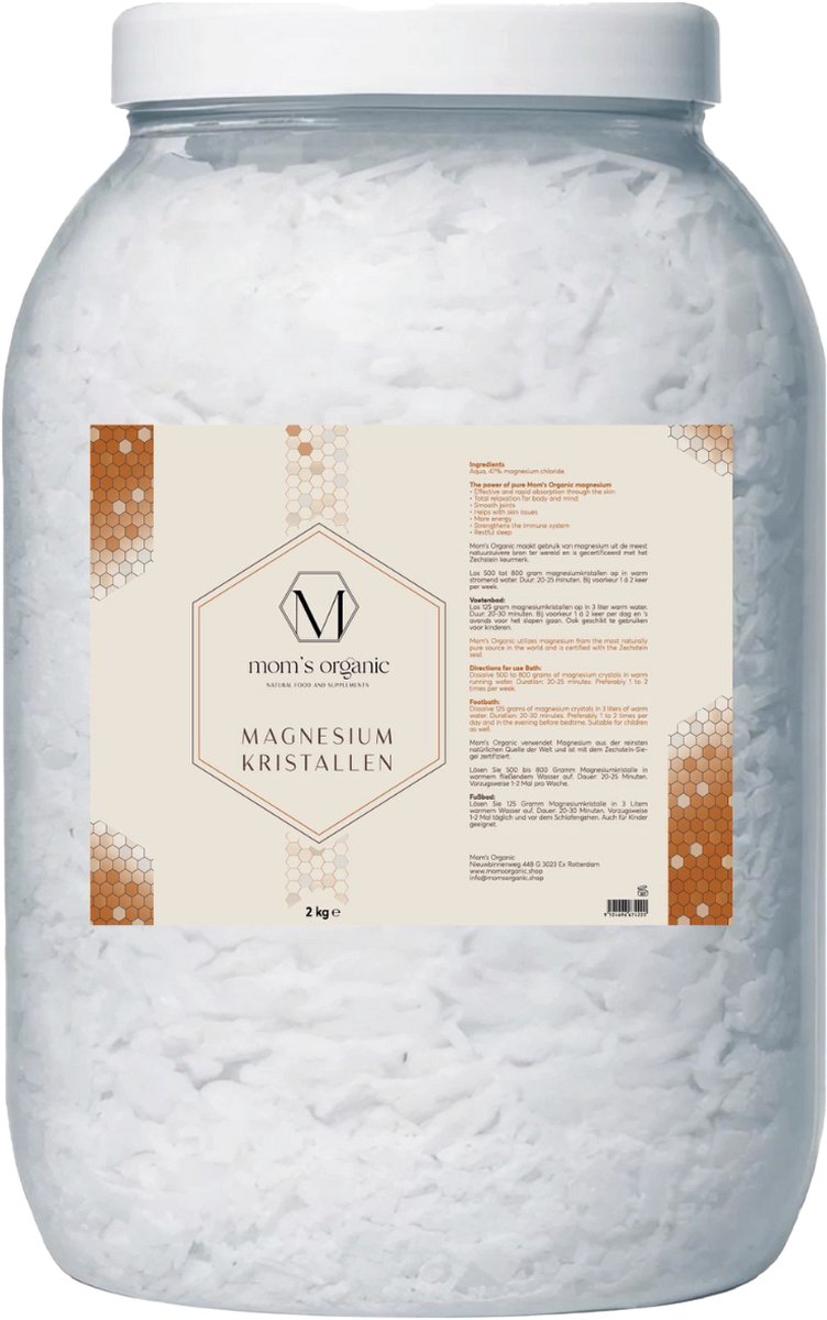 Mom's Organic - Magnesium kristallen 4 kg