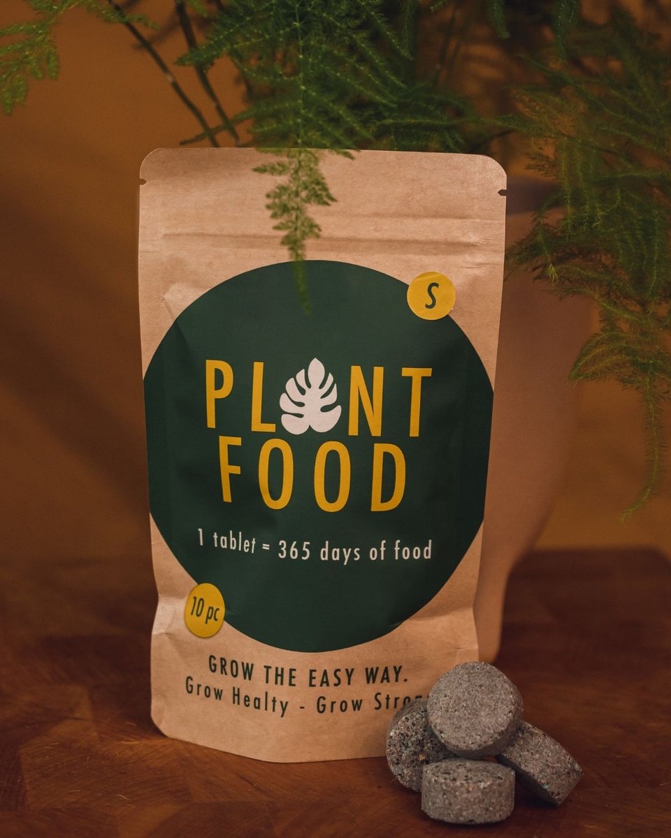 Plantenvoeding Voedingstabletten voor kamerplanten 100% organisch - 365 dagen voeding door langzame afgifte - Plantfood Large (8 stuks)