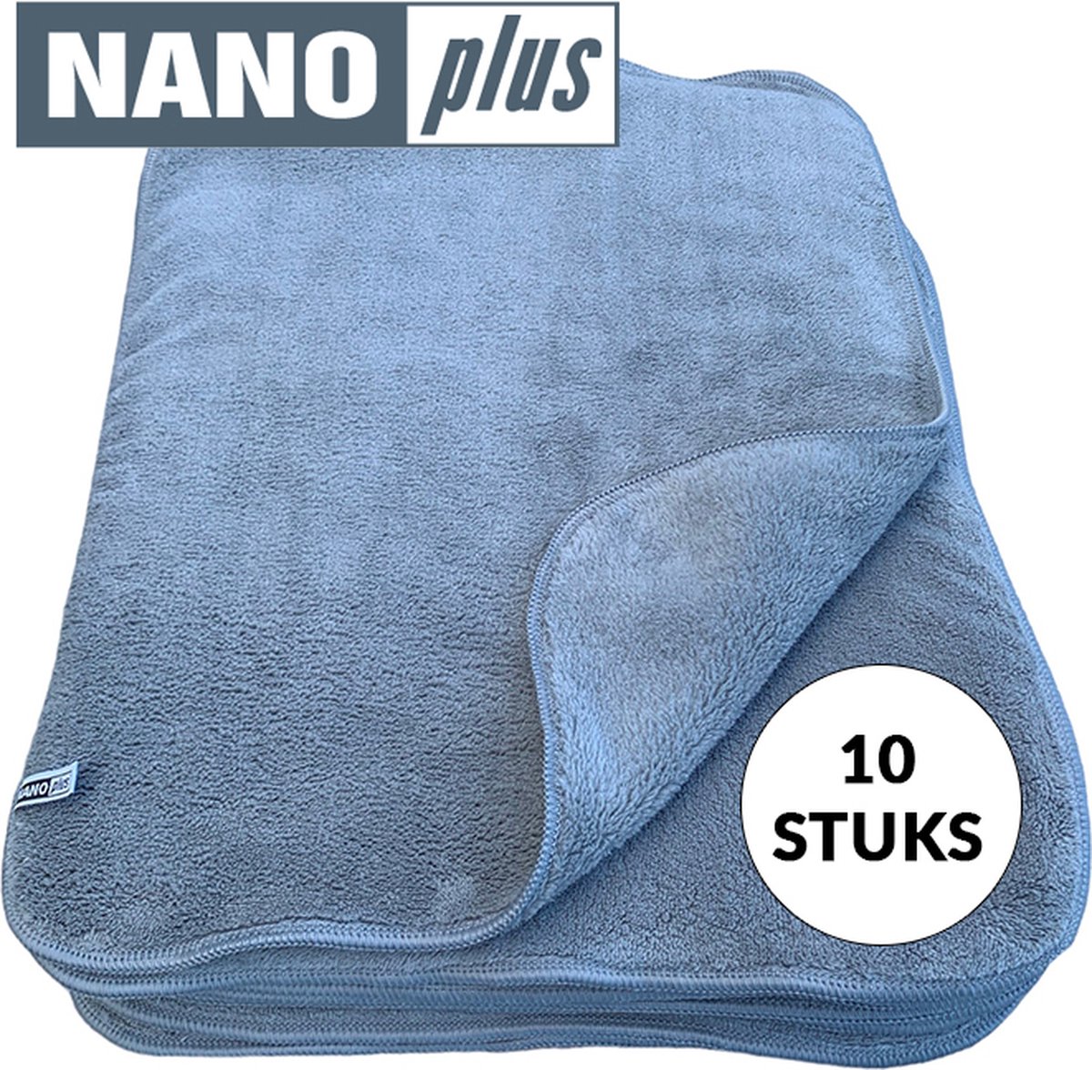 Nanoplus Nano Plus 10xNanodoek Nanoplus Vaatdoek 36x31 Grijs