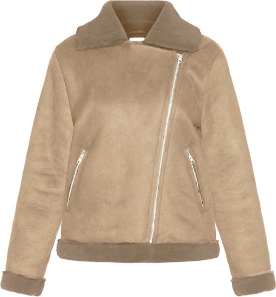 Sisters point - Dames jas - Dayla Biker - Beige