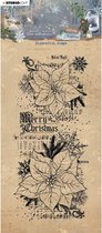 Studio Light • Vintage Christmas Clear Stempel Poinsettia Songs