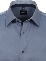 Venti Heren Overhemd Non Iron Blauw Body Fit 134024500-100 - XXL