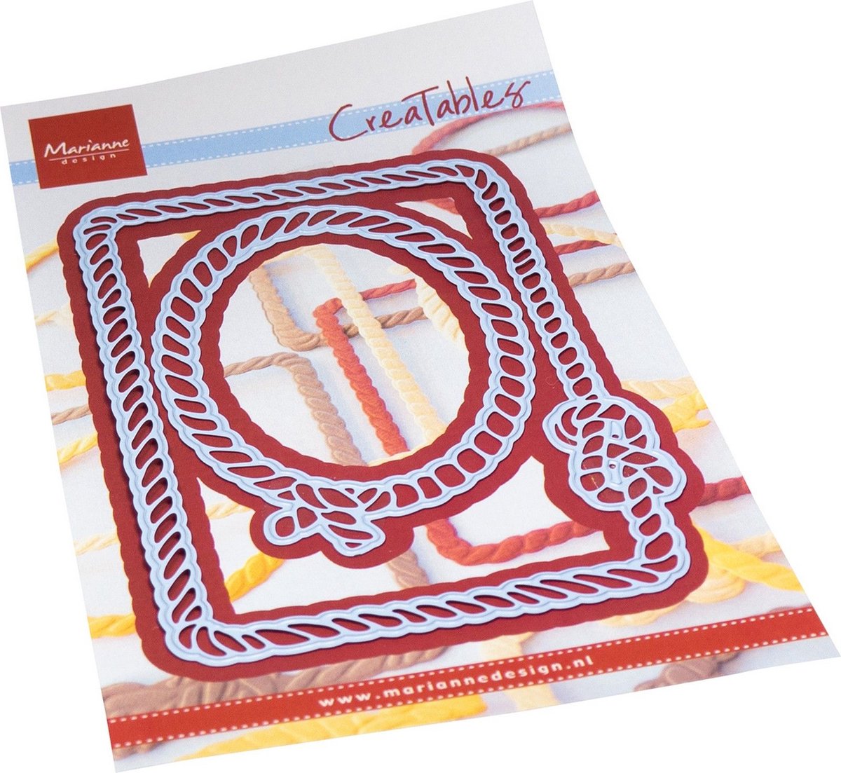 Marianne Design Creatable LR 0813 - Rope frames Rectangle & Oval