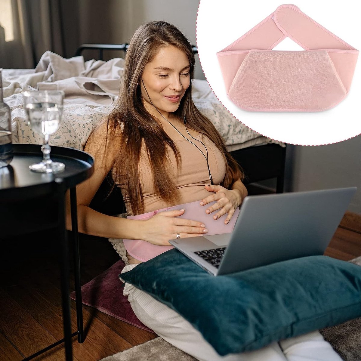 Goedkoopste Elektrische Kruik met Handverwarmer en band - Warmwaterkruik - Kruik Met Hoes - Oplaadbare Kruik - Warmtekussen - Herbruikbaar - Oplaadbaar - Baby, Kinderen & Volwassenen - Menstruatie Warmteband
