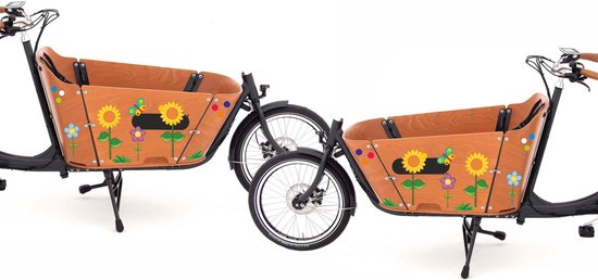 Bakfietsstickers Zonnebloemen in het gras van Bakfiets — afbeelding 3