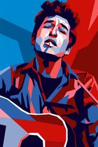 Bob Dylan Poster | Muziekposter | Bob Dylan Art | Pop Poster | Wanddecoratie | Muurposter | 51x71cm | Geschikt om in te lijsten