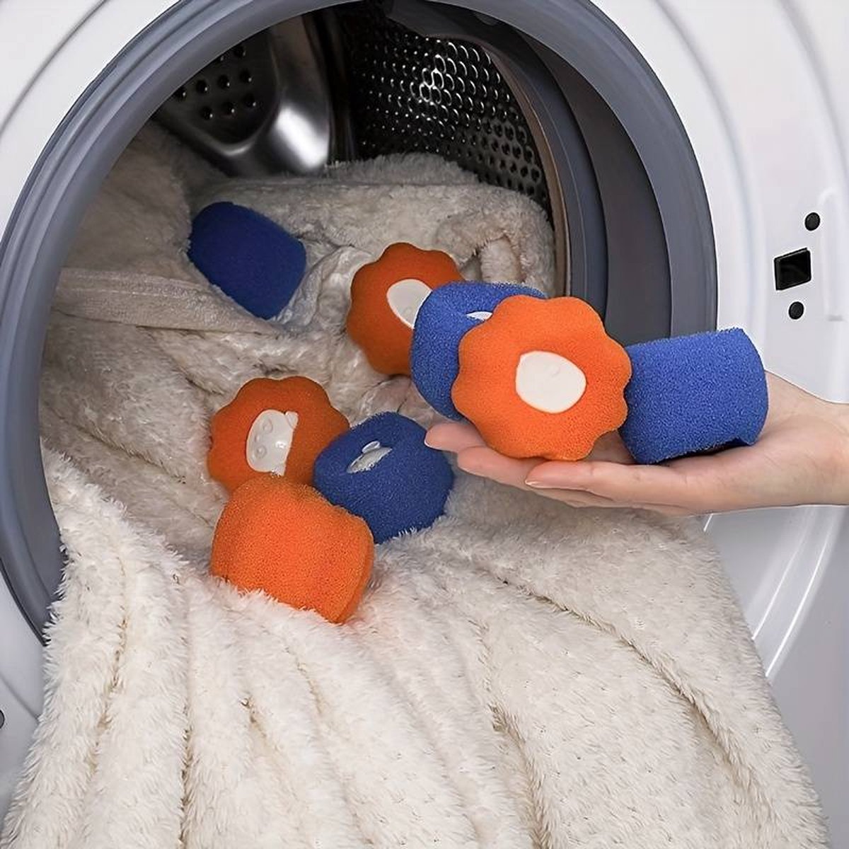 Boules de lavage Oranje épilation machine à laver - Set de 6 - Éponge  machine à laver... | bol.com