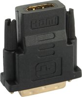 Heble® - DVI-D 24+1 Pin Male HDMI 19 Pin Female Adapter Monitor/HDTV