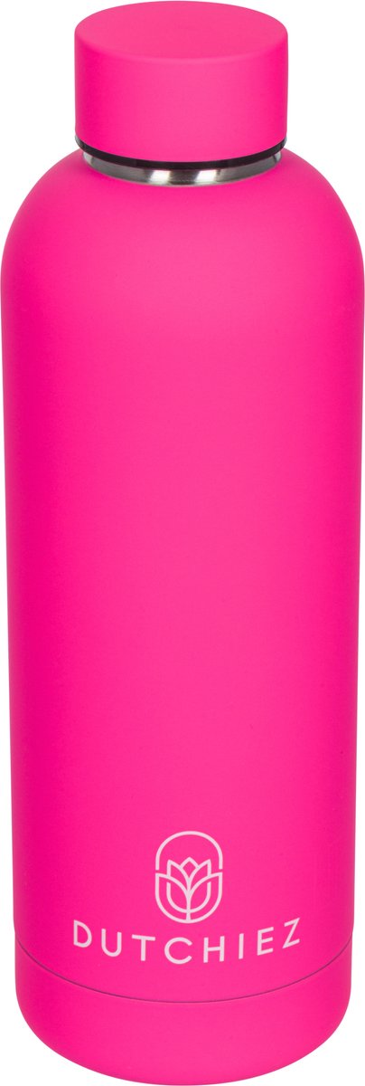 Dutchiez - Drinkfles - Thermosfles - RVS - 500 ml - Candy Pink